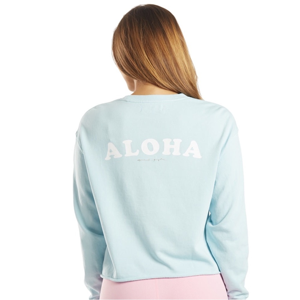 Spiritual Gangster Aloha Mazzy Pullover Sweatshirt Sz M